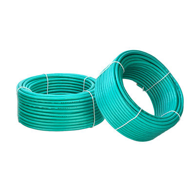 Insulated Green Copper Electrical Power Cable With PVC Jacket Flexible Core Single Core Wire 1*6MM2