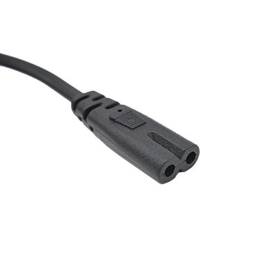 Free Ship European IEC320 Figure 7 Connector Female to C8 Male Plug EU C7 Cable Figure 8 Power Cable Extension Cord