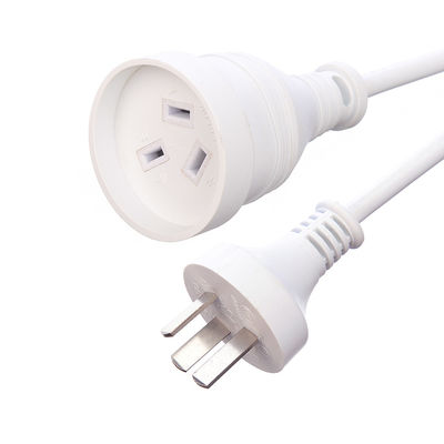 Australian SAA Standard Plug Laptop Power Cord IEC Female End Type 10-15A Rated Current for Home Appliances