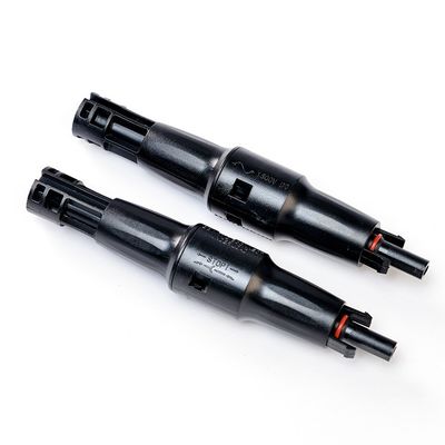 Stranded Conductor Overhead PV Cable Power Connector Socket with Fuse Waterpoof IP65 PPO Insulation and Tinned Copper Plated
