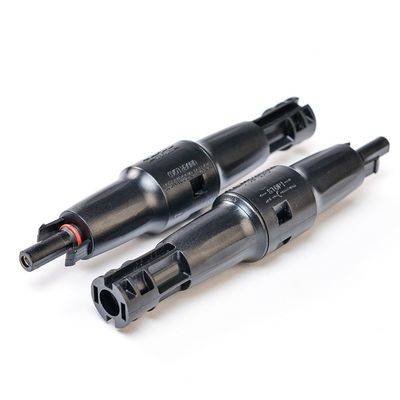 Stranded Conductor Overhead PV Cable Power Connector Socket with Fuse Waterpoof IP65 PPO Insulation and Tinned Copper Plated