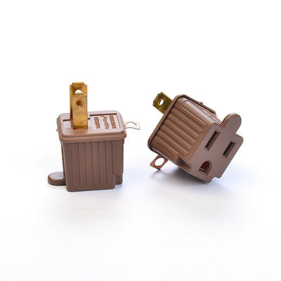Portable American Standard ETL Socket Adaptor for Mobile Charging 1 Outlets and Self Grounding