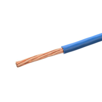 Blue Solid Core BV 1X1.5mm2 PVC Jacket Power Cable for Home Appliances Electrical Power Transmission