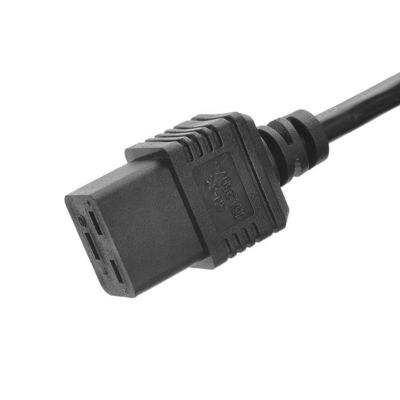 KC Standard C19 Connector Copper Power Cord Extension Cords with Insulation Protection H05VV-F/H05RN-F 3x0.75-1.5MM2