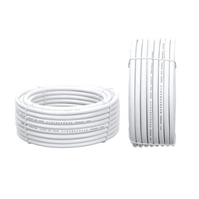 Temperature Range -5C To 70C RVV 3 Core 3X0.75mm2 White Insulated Protection Electrical Power Cable with Stranded Conductor