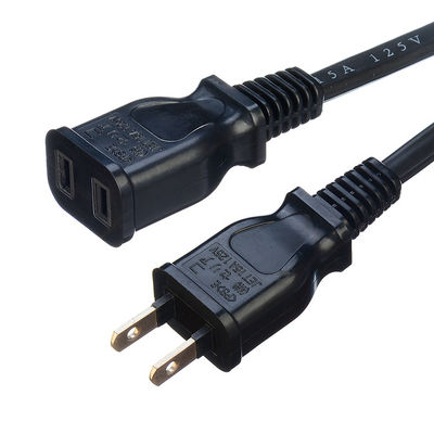 Home Appliance Extension Cord PSE Certified AC Power Cord Japanese Jet Socket Female End Type Standard 2 Flat Poles Plug