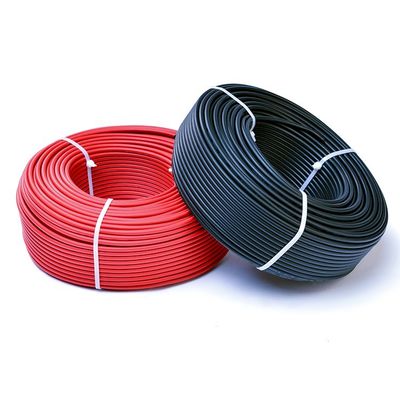 DC 1500V H1Z2Z2-K 1X25MM Tinned Copper XLPE Jacket Solar Cable for Solar Energy System -40C To 90C Temperature Range