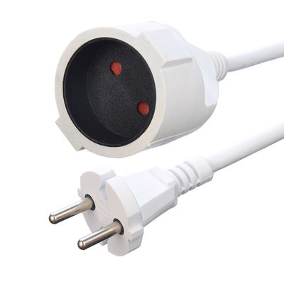 Cable Specification H05VV-F 2x1.0mm2 Network SDK Direct VDE 10A Plug Power Cords Extension Cords for Home Appliances