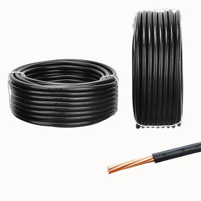 VDE H07V-R 450/750V Black Single Core Wire Solid Stranded Copper Conductor for Home Appliance Electrical Power Cable