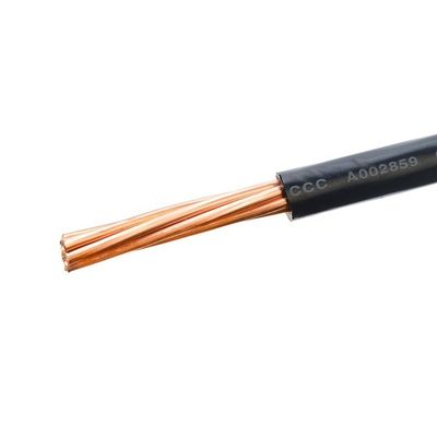 VDE H07V-R 450/750V Black Single Core Wire Solid Stranded Copper Conductor for Home Appliance Electrical Power Cable