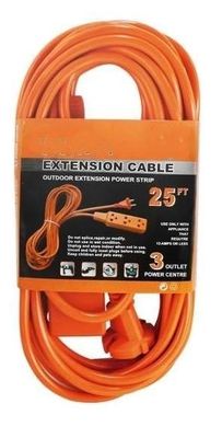 Oxygen Free Bared Stranded Copper Conductor Material Surge Protector Power Strip Orange Euro 2 Round Pin Plug SJT 2/16AWG