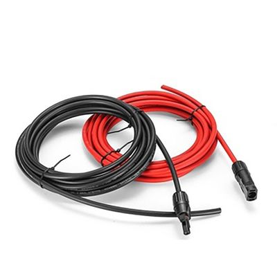 Stranded 1C X78/0.3MM Twin Core 4mm 6mm 8mm 10mm Solar Cable for Solar Panel 1m 2m 4m Length DC 1500V