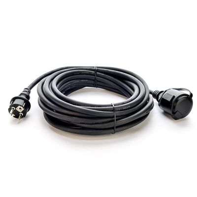 Outdoor Extension Cord 3x1.5mm2 Power Cable 220v Power Cord Cable with 2 Pole Waterproof Socket Standard Grounding 16A/250V