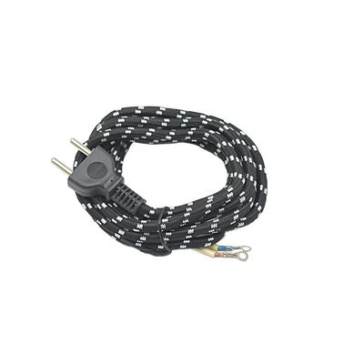 Commercial Power Cord Extension Cord VDE/SNI/KC 2 Round Pin Plug for Electric Iron in Dubai Middle-Eastern Market