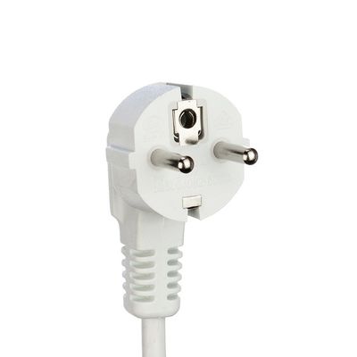 Oxygen Free Bared Stranded Copper 2XC13 Female White Y Type Splitter Power Cord 250V/16A Power Extension Cord VDE Approved