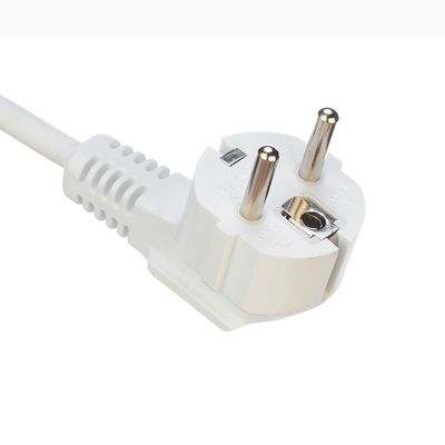 Oxygen Free Bared Stranded Copper 2XC13 Female White Y Type Splitter Power Cord 250V/16A Power Extension Cord VDE Approved