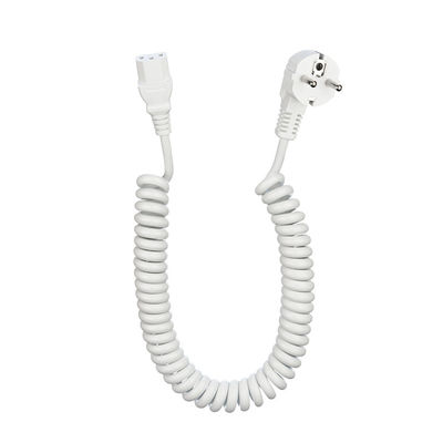 Home Appliances Power Cords Extension Cords VDE Standard Spring Cable with ICE C13 Socket and 10A Rated Current