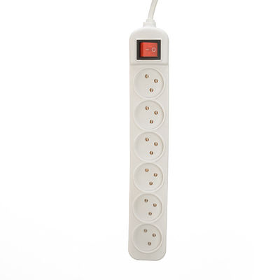 Multi Outlet Power Strip with 6 Universal Outlet Socket and 3 Pin Prong Plug WIFI NO Grounding Standard Grounding Vertical