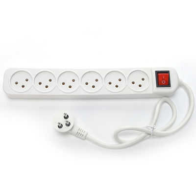 Multi Outlet Power Strip with 6 Universal Outlet Socket and 3 Pin Prong Plug WIFI NO Grounding Standard Grounding Vertical