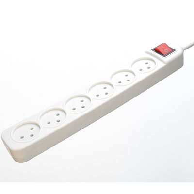 Multi Outlet Power Strip with 6 Universal Outlet Socket and 3 Pin Prong Plug WIFI NO Grounding Standard Grounding Vertical