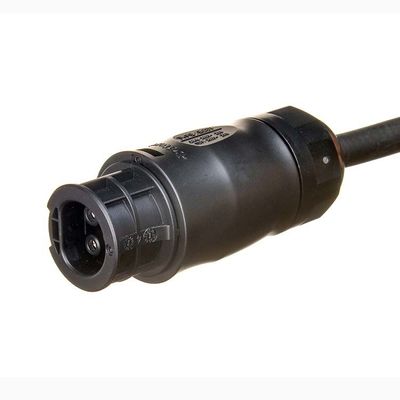 Black 16awg BC01 and 220v 10m Solar Extension Cable IMQ Standard 3 Prong US Power Cord Oxygen Free Bared Stranded Copper