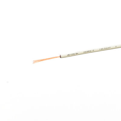 Insulated VDE Standard H05 Rr Cable Rubber 2x0.75 Copper Cable for Household Appliance and Outdoor Temperature Range -5C To 70C