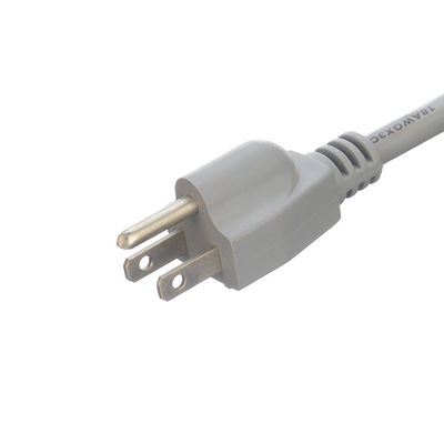 Commercial ETL Power Cord 14 AWG Open Ended for Laptop 15A NEMA-15P 3 Phase Plug Extension Cord Universal Socket Branded Power Cable