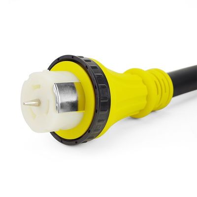 Marine Shore Power Cord SS2-50 Male to Female 50A 125V/250V 100FT 6FT/8FT/10FT/12FT/25FT Length Copper Conductor Material