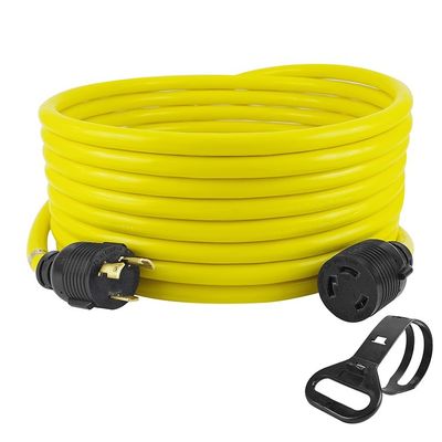 30A Rated Current AC Outlets Power Extension Cable for Dishwasher 250V NEMA L6-30P to L6-30R