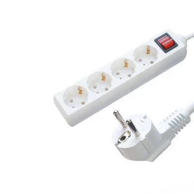 250V Extension Cord Universal Socket 3M 5M Cable 4-Hole Power Strip 3x4 Power Cable 16A for Multiple Outlets and Devices