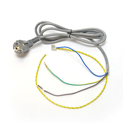 Power Cord Eu Plug With Open Ended Stripped Rings H05vv-f 3g1.0mm2 Cee7/7 Euro Power Cable 1.5mm and Standard Grounding