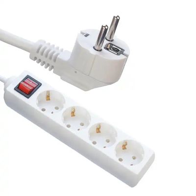 250V Extension Cord Universal Socket 3M 5M Cable 4-Hole Power Strip 3x4 Power Cable 16A for Multiple Outlets and Devices