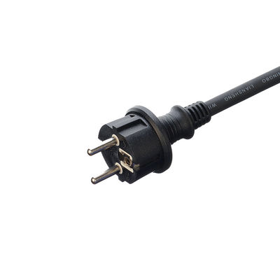 Rubber Insulation H07RN-F Schuko Plug AC Power Cord for Betteri BC01 IP68 Connector and Solar Panel Inverter