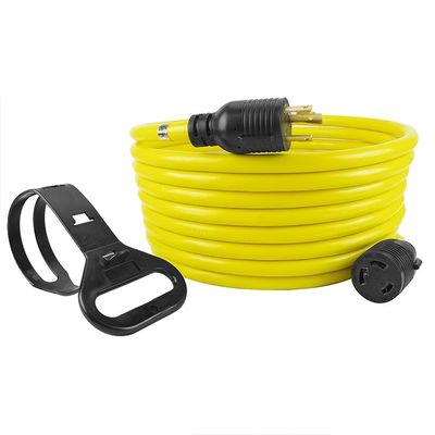 30A Rated Current AC Outlets Power Extension Cable for Dishwasher 250V NEMA L6-30P to L6-30R