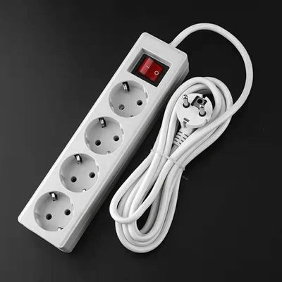 250V Extension Cord Universal Socket 3M 5M Cable 4-Hole Power Strip 3x4 Power Cable 16A for Multiple Outlets and Devices