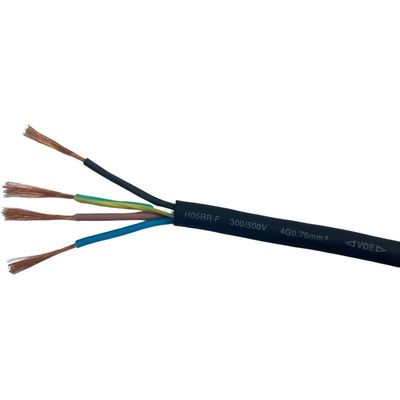 TPU Rubber Sheathed Evc Cable 16a/480v H07bz5-f 5x2.5mm2 5g 2.5 1*0.5 Evblo for EV Charing Temperature Range -40C To 90C