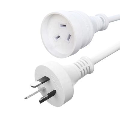 Waterproof Socket Power Cords Extension Cords Australia SAA Standard Rated Current 10A-16A Customized for Home Appliances