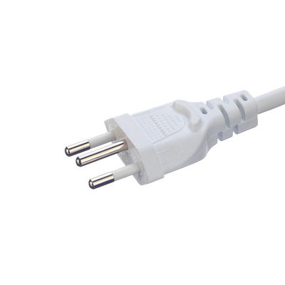 Customization Brazil 10A/250V 3 Pin Plug 3x0.75MM2 PS4 Power Cable for Salt Lamp Certified by DIN VDE 0620/EN 50075 1990