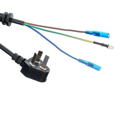 CCC Standard 3 Pin Laptop Power Cord Ac Australia Power Cable H05vv-f Au Ac Power Cord Cable 16A 250V Customized Black
