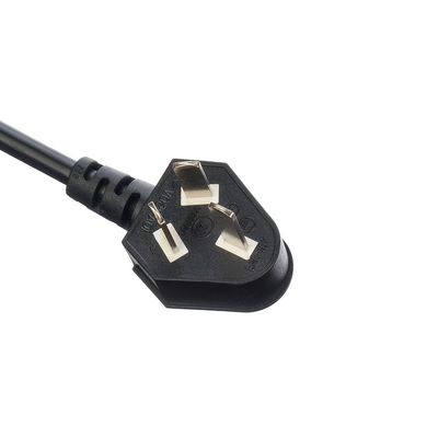 CCC Standard 3 Pin Laptop Power Cord Ac Australia Power Cable H05vv-f Au Ac Power Cord Cable 16A 250V Customized Black