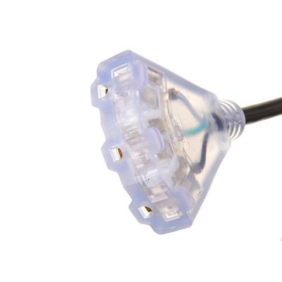 NEMA Male End Type 16 Gauge Power Cord for Home US ETL Certified Pure Copper 1 to 3 Multi-Function Extension Cord