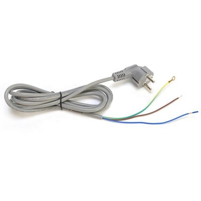 16A Plug VDE H05vv-f 3g1.0mm2 Wire Stripped with Open Ended Customized AC Computer Power Euro Cord Best Welcome Fashion