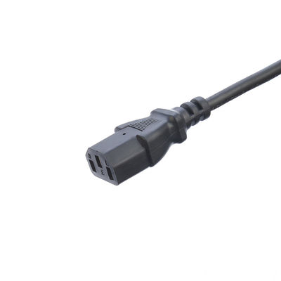 Black/Customized AC Plug IEC60320 C13 C5 With 3 Pin Power Cord UK BS Standard 10A-16A Rated Current Supply Power Cable
