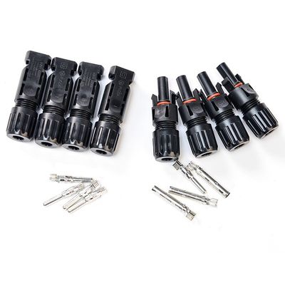 Copper Conductor PVC Insulation Y Type Solar Panel Branch Connector Divider 4 to 1 for Solar and Photovoltaic Panels