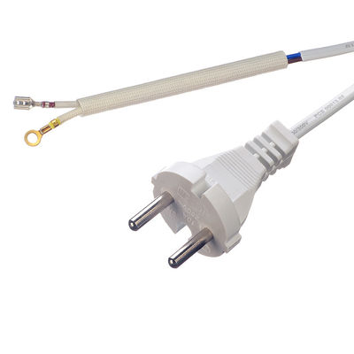 Desktop Computer H05vv Kabel Mit Schukostecker SNI Certificated Ac Power Cord 2 Pins Eu 1.5m with Rubber Jacket Material