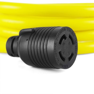 40FT Heavy Duty Generator Power Cord NEMA L14-30P/L14-30R 4 Prong 10 Gauge 125/250V 30Amp 7500 Watts Lock Extension Cord