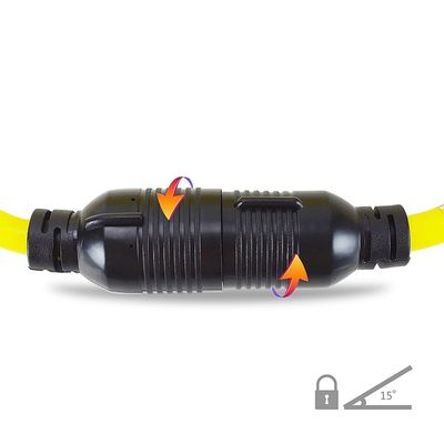 ETL Listed 3 Prong 30 Amp Generator Cord 25 Feet Heavy Duty NEMA L5-30P/L5-30R 10 Gauge 125V SJTW Lock Generator Extension Cord