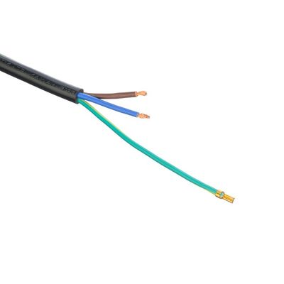 16A IEC 60320 C13 Clover Connector Black Italia Standard H05VV-F 3x0.75MM2 Extension Cord Grounding Standard Grounding