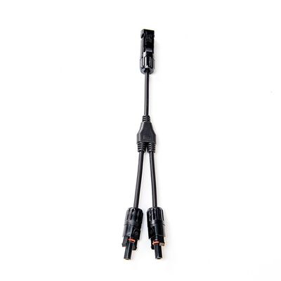 Solar Cable PV Wire Extension with Solar Connector PV004 Y Divider Black and Red Pair H1Z2Z2-K DC 1500V 1X4mm XLPO Insulation