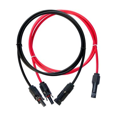 XLPO Insulation 3M DC Solar Extension Cable 1X4mm2 with PV004 Male and Female PV Branch Connectors 40 P Copper Conductor